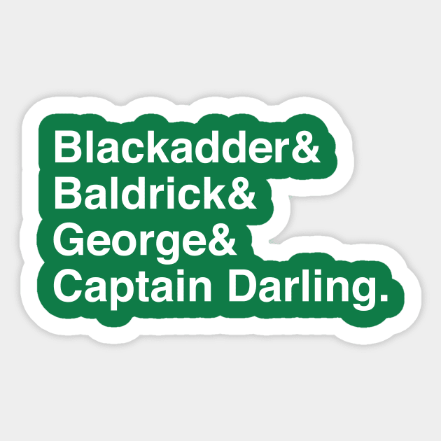 Blackadder Ampersand Sticker by JCMedia